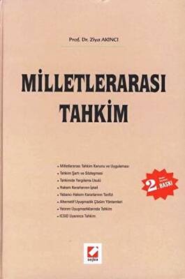 Milletlerarası Tahkim - 1