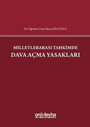 Milletlerarası Tahkimde Dava Açma Yasakları - On İki Levha Yayınları