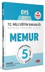 Milli Eğitim Bakanlığı Memur Tamamı Çözümlü GYS 5 Deneme Sınavı - Data Yayınları