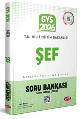 Milli Eğitim Bakanlığı Şef GYS Soru Bankası - Karekod Çözümlü - 1