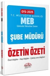 Milli Eğitim Bakanlığı Şube Müdürlüğü GYS Özetin Özeti - 1