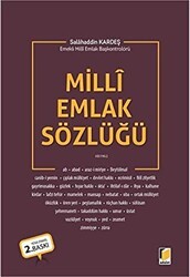Milli Emlak Sözlüğü - Adalet Yayınevi