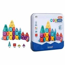 Mini Magnetic Puzzle Tin Box 3,75 Cm 34 Pcs -Ch1474 - Başel