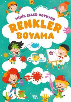 Minik Eller Boyuyor – Renkler Boyama Kitabı - 1