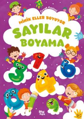 Minik Eller Boyuyor – Sayılar Boyama Kitabı - 1