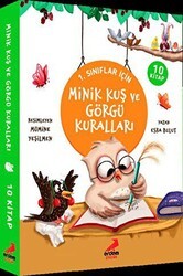 Minik Kuş ve Görgü Kuralları - 10 Kitap - Erdem Çocuk