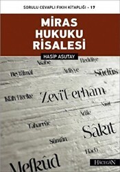 Miras Hukuku Risalesi - Hacegan Yayıncılık