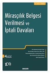 Mirasçılık Belgesi Verilmesi ve İptali Davaları - Seçkin Yayıncılık