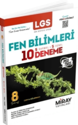 Miray Yayınları 8. Sınıf Fen Bilimleri 10 Deneme - Miray Yayınları