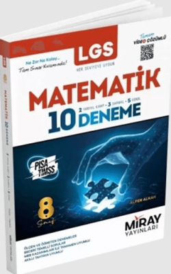 Miray Yayınları 8. Sınıf LGS Matematik 10 Deneme - 1