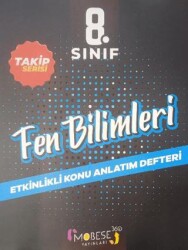 8. Sınıf Fen Bilimleri Takip Serisi Etkinlikli Konu Anlatım Defteri - Mobese 360 Yayınları