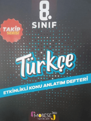 8. Sınıf Türkçe Takip Serisİ Etkinlikli Konu Anlatım Defteri - 1