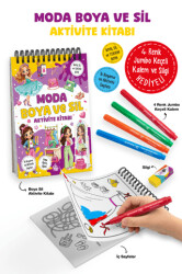 Moda – Boya ve Sil Aktivite Kitabı - Bigkids Yayınları