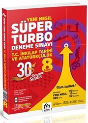 Model Eğitim Yayıncılık 8. Sınıf T.C. İnkılap Tarihi ve Atatürkçülük Yeni Nesil Süper Turbo Deneme Sınavı - Model Eğitim Yayıncılık