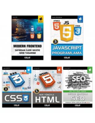 Modern Web Tasarım Seti 2 5 Kitap Takım - 1