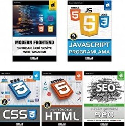 Modern Web Tasarım Seti 2 5 Kitap Takım - Kodlab Yayın Dağıtım