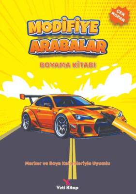 Modifiye Arabalar Boyama Kitabı - 1