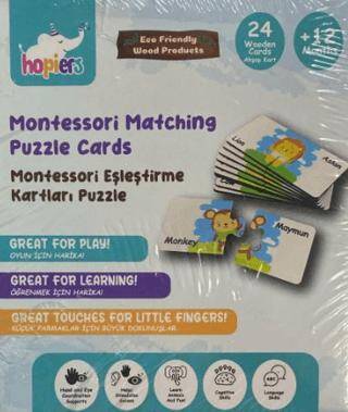 Montessorı Eşleştirme Kartları Puzzle - 1
