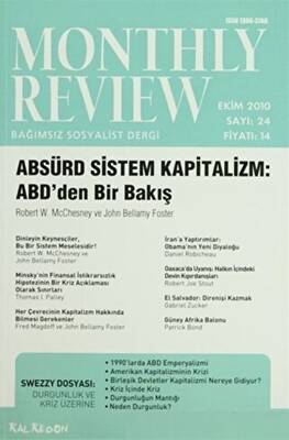 Monthly Review Bağımsız Sosyalist Dergi Sayı: 24 - Ekim 2010 - 1