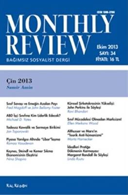 Monthly Review Bağımsız Sosyalist Dergi Sayı: 34 - Ekim 2013 - 1