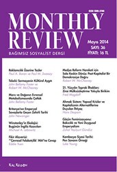 Monthly Review Bağımsız Sosyalist Dergi Sayı: 36 Mayıs 2014 - Monthly Review Dergisi