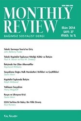 Monthly Review Bağımsız Sosyalist Dergi Sayı: 37 - Ekim 2014 - Monthly Review Dergisi