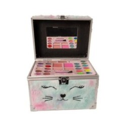 Mor Kedili Peluş Makyaj Çantası - Mega Oyuncak