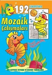 Mozaik Çalışmaları 192 Çıkartma - Deniz Hayvanları - Revzen Kitap