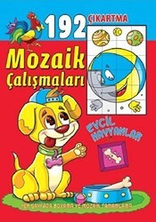 Mozaik Çalışmaları 192 Çıkartma - Evcil Hayvanlar - Revzen Kitap
