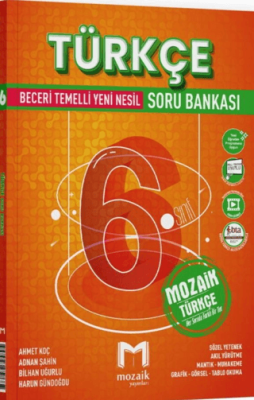 Mozaik Yayınları 6. Sınıf Türkçe Soru Bankası - 1