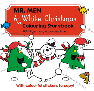Mr Men A White Christmas Colouring Storyboo - 1