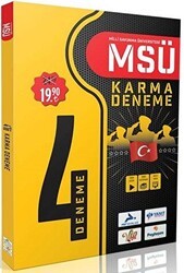 MSÜ 4 Fasikül Karma Deneme - Paraf Yayınları