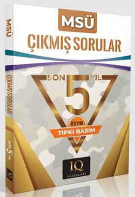 MSÜ Son 5 Yıl Çıkmış Sorular - 1