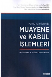 Muayene ve Kabul İşlemleri - Seçkin Yayıncılık