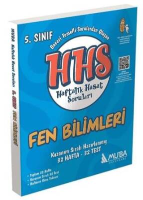 Muba Yayınları 5.Sınıf Fen Bilimleri Haftalık Hasat Soruları HHS - 1