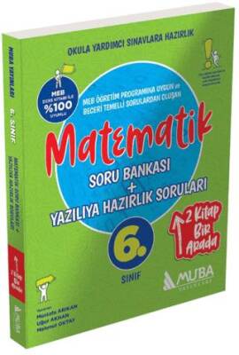 6. Sınıf Matematik Soru Bankası + Yazılıya Hazırlık Soruları 2`Si 1 Arada - 1