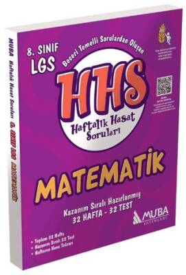 Muba Yayınları 8. Sınıf Matematik Haftalık Hasat Soruları - 1