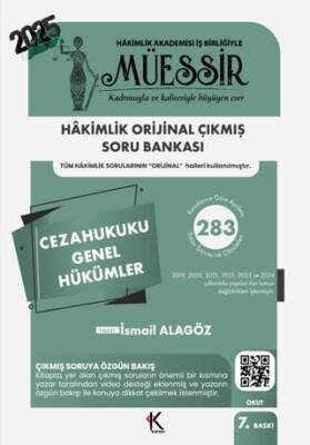 Müessir Ceza Hukuku Genel Hükümler Soru Bankası - 1