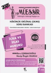 Müessir İcra ve İflas Hukuku Soru Bankası - Kuram Kitap