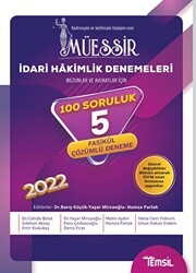 Müessir İdari Hakimlik Denemeleri Tamamı Çözümlü 5 Deneme - Temsil Kitap