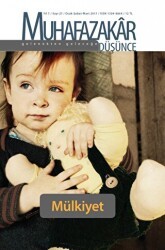 Muhafazakar Düşünce Dergisi Sayı: 27 Yıl: 7 Ocak-Şubat-Mart 2011 - Kadim Yayınları