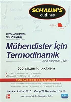 Mühendisler İçin Termodinamik - Thermodynamics for Engineers - 1
