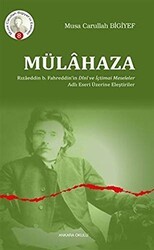 Mülahaza - Ankara Okulu Yayınları