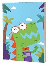 Mutlu Hayvanlar DinozorSüresiz Ajanda - Kırmızı Ada Yayınları