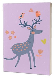 Mutlu Hayvanlar Geyik Süresiz Ajanda - Kırmızı Ada Yayınları