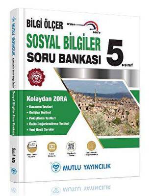 Mutlu Yayıncılık 5. Sınıf Kolaydan Zora Bilgi Ölçer Sosyal Bilgiler Soru Bankası - 1