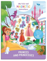 My Fold-Out Magnetic Adventure: Princes And Princesses - Auzou Books
