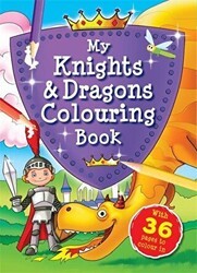 My Knights and Dragons Colouring Book - Igloo Books