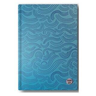 My Mia Art 17x24 Mavi Dalga Sert Kapak Butik Defter - 1