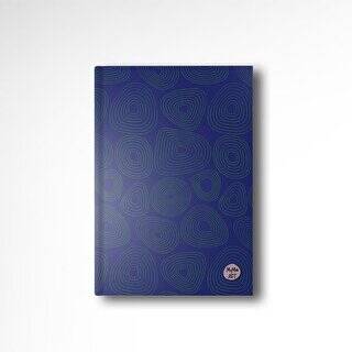 My Mia Art 17x24 Mavi Plato Sert Kapak Butik Defter - 1